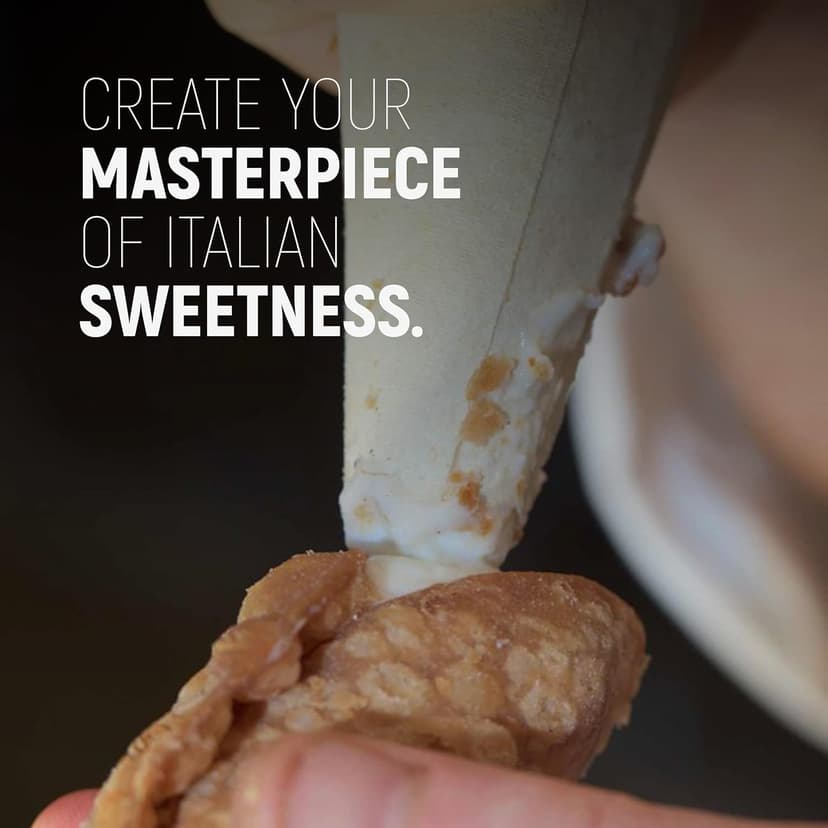 Cannoli, Gourmet Cookies. Biscotti DIY - Cannoli Experience, GIFT basket, Biscotti Italian Cookies, European Cookie, Prime Gifts for Christmas, for Friend, Women, Men or Grandma. CRAFT Your Sicilian Cannoli at Home!