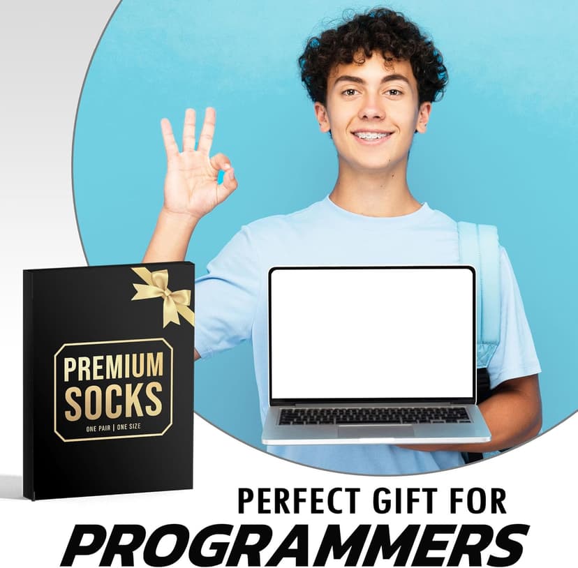 Funny Job Socks for Boss & Manager, Nerds, Programmers, Quilters – Christmas Gifts, Stocking Stuffers for Men & Women