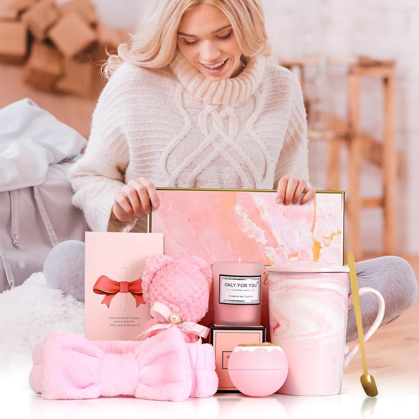 Gift for Women, Gift Baskets for Women, Gift Sets Contains 6 Gifts in Total, Fun Gifts for Her, Friends, Colleagues, Wife, Mom, Daughter, Sister, Aunt