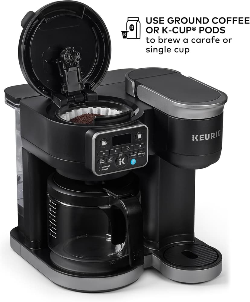 Keurig K-Duo Hot & Iced Single Serve & Carafe Coffee Maker, MultiStream Technology, 72oz Reservoir (Gen 2)