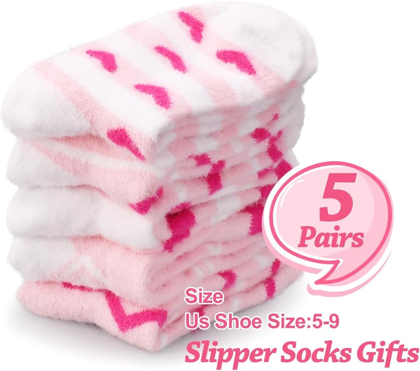 Valentines Day Gifts for Her Fuzzy Socks Gifts for Women Mom Wife Girlfriend Galentines Day Christmas Birthday