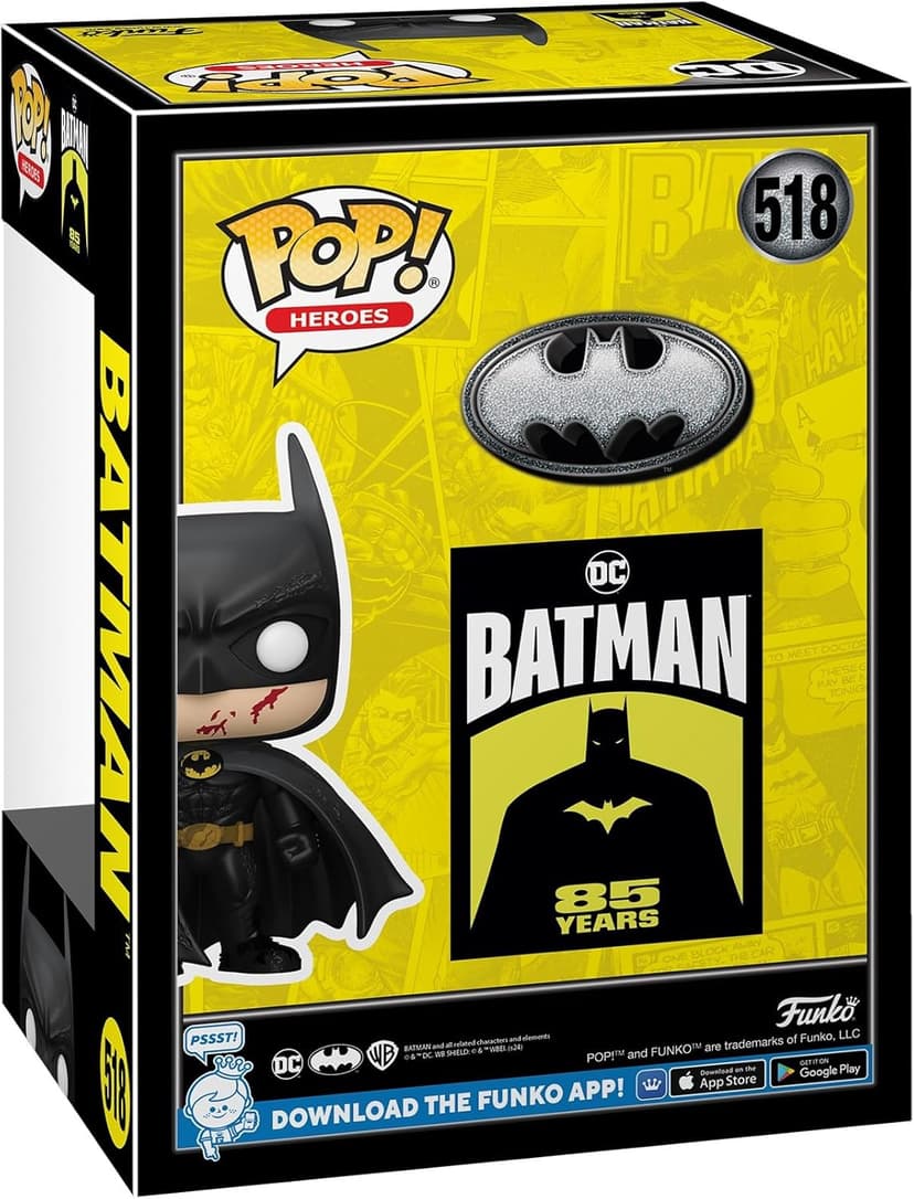 Funko POP! Movies: Batman's 85th Anniversary - Batman - Collectable Vinyl Figure - Gift Idea - Official Merchandise - for Kids & Adults - Movies Fans - Model Figure for Collectors and Display