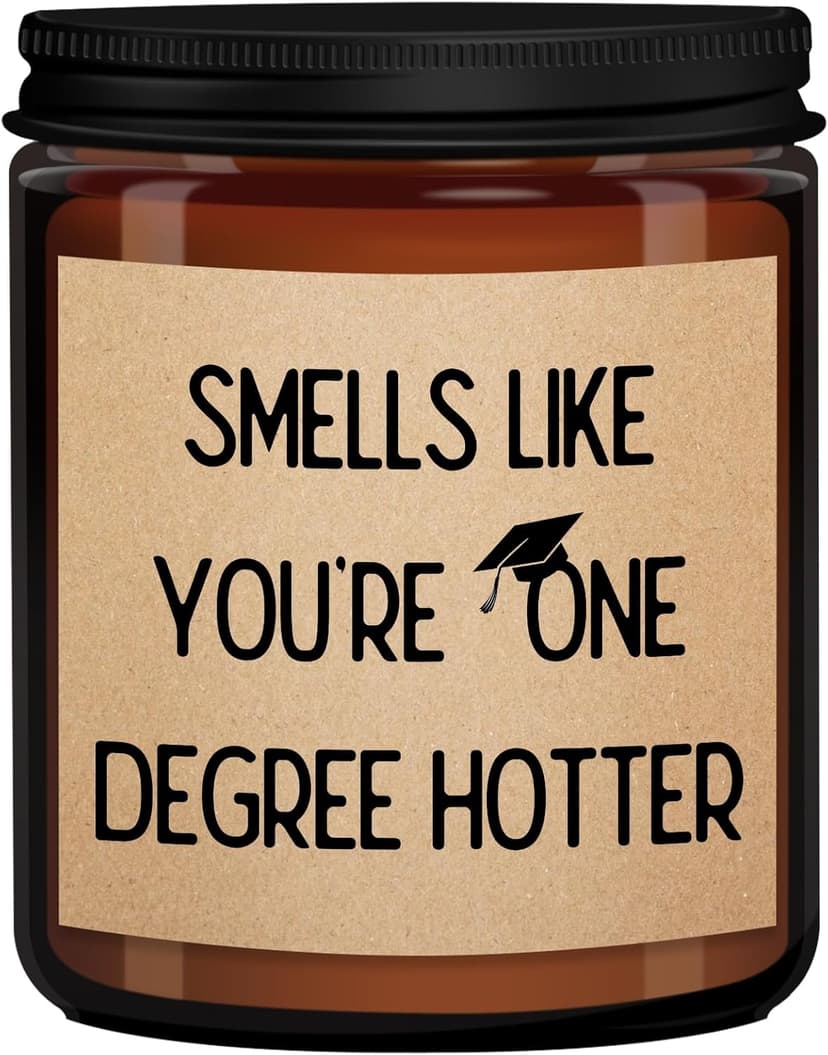 Graduation Gifts for Her/Him High School Seniors Class Of 2025 Nursing Grad Masters Degree 8th Grade College Graduation Gifts for Women Funny Congratulations Gift Candle for Sister Son Daughter Friend