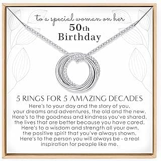 Birthday Gifts for Women Sterling Silver 30th 40th 50th 60th 70th 80th 90th Birthday Necklace For Her 3 4 5 6 7 8 9 Decade Jewelry 30 40 50 60 70 80 90 Years Old