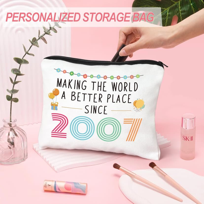 18th Birthday Gifts for Girls, Best Popular Unique Gifts for 18 Year Old Girls Born in 2007, In My 18th Bday Era Gift Set with 18 Fabulous Gift, Happy 18 Year Old Girl Birthday Present Ideas