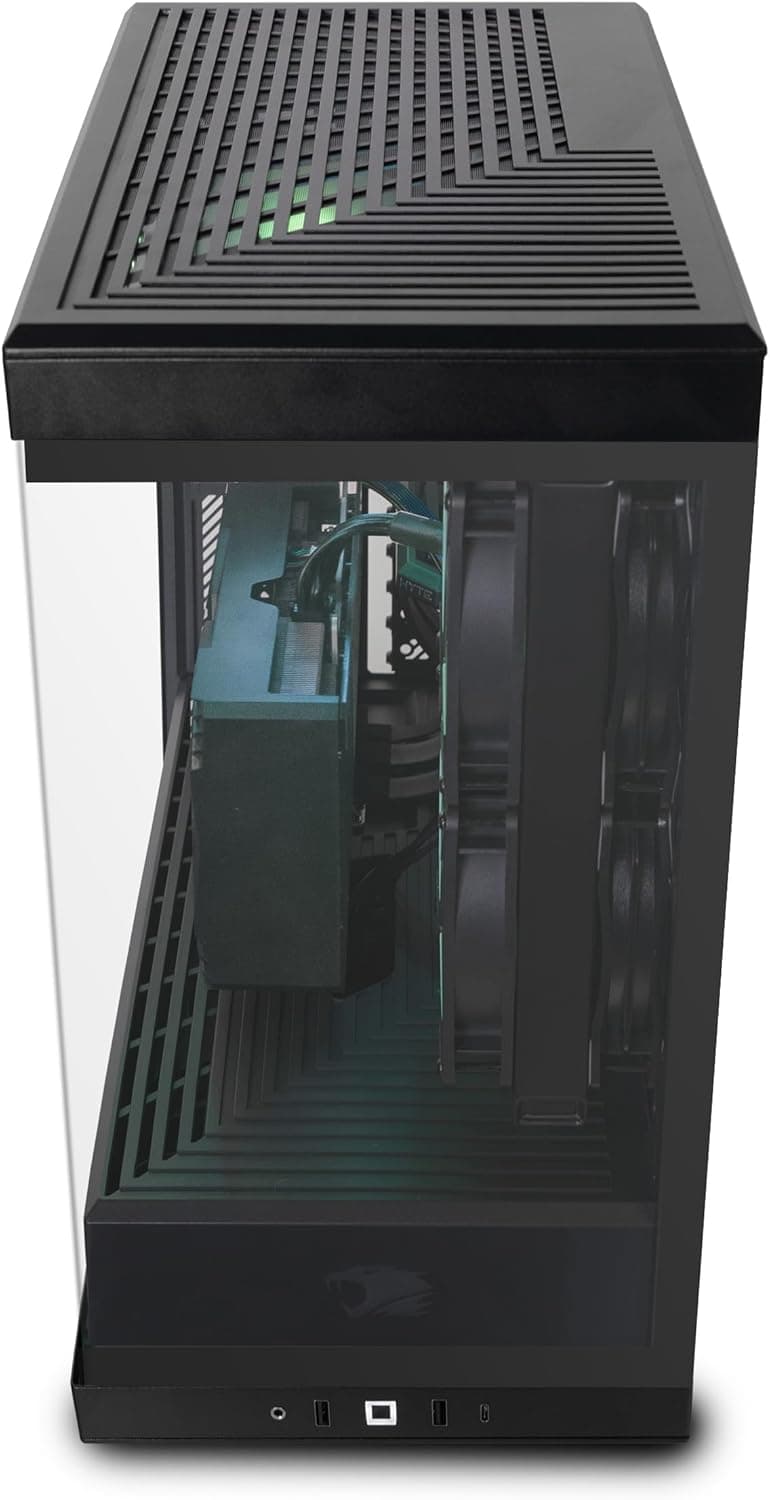 iBUYPOWER Y40 PRO Black Gaming PC Desktop Computer AMD Ryzen 9 7900X CPU, NVIDIA GeForce RTX 5070Ti 16GB GPU, 32GB DDR5 RGB 5200MHz RAM, 2TB NVMe SSD, Windows 11 Home, Keyboard, Mouse - Y40BA9N57T01