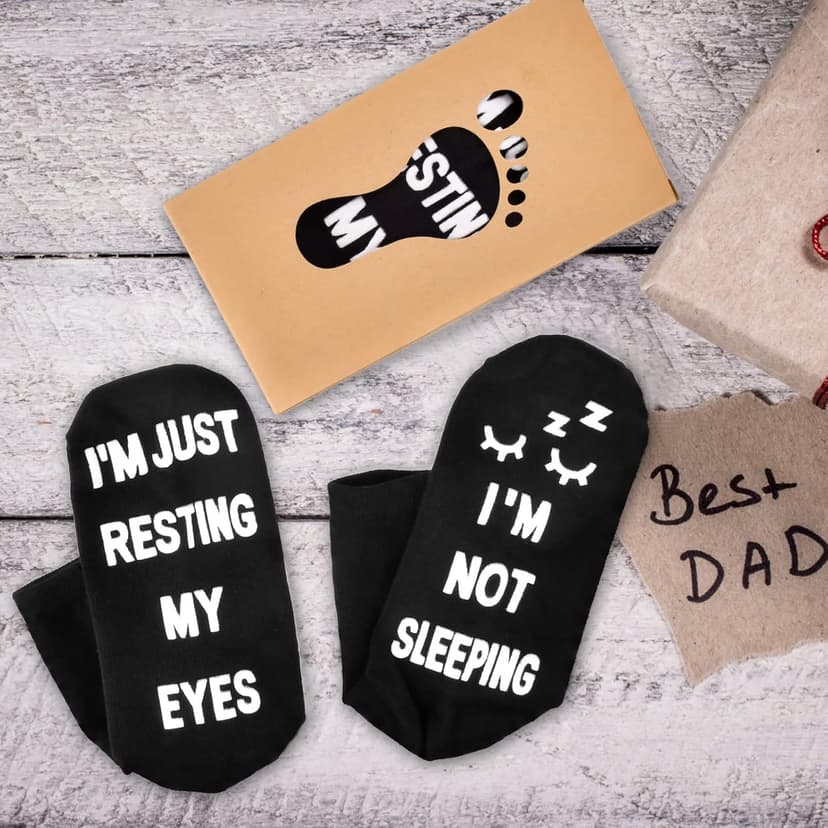 FilmHOO Birthday Gifts for Men Fathers Day Dad Gifts for Dad Christmas Stocking Stuffers for Men Him Valentines Funny Socks