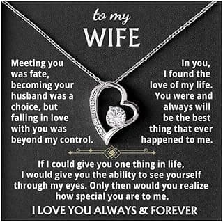 Jewelry To My Wife - The Best Thing That Ever Happened To Me, Forever Love Necklace, Gift for Her, Romantic Christmas Birthday Valentine Gift
