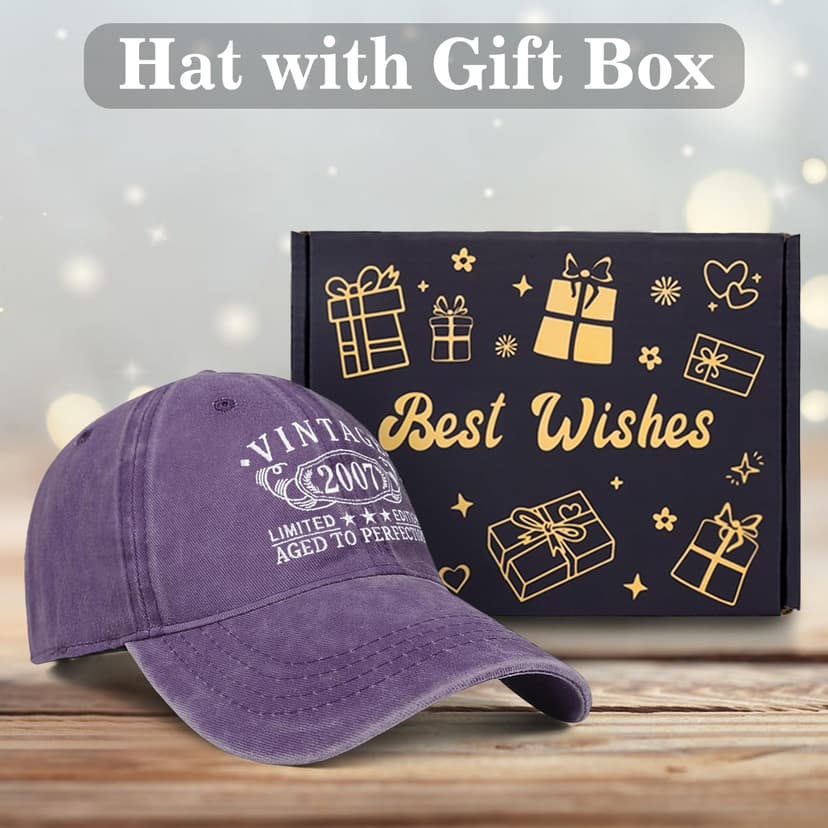 Birthday Gifts for Men Women, Personalized 18th/21st/25th/30th/40th/50th ...90th Birthday Ideas Gift, Vintage Baseball Hat
