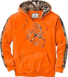 Legendary Whitetails Men's Camo Hoodie Pullover Sweatshirt Midweight V-Neck Design