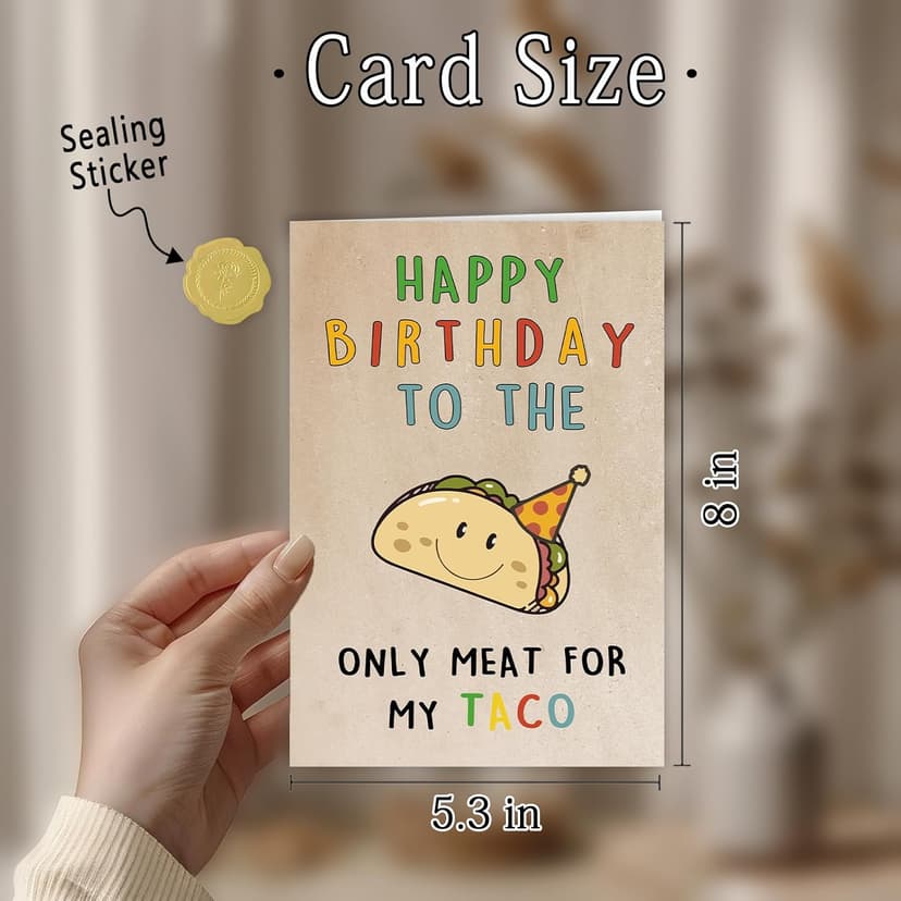 Funny Birthday Cards for Men, Birthday Gifts for Him, Romantic Husband Boyfriend Birthday Decorations Ideas