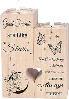 Friendship Gifts for Women, Gifts for Friends Best Friend Birthday Gifts Gifts for Women, Candlestick Creative Gifts