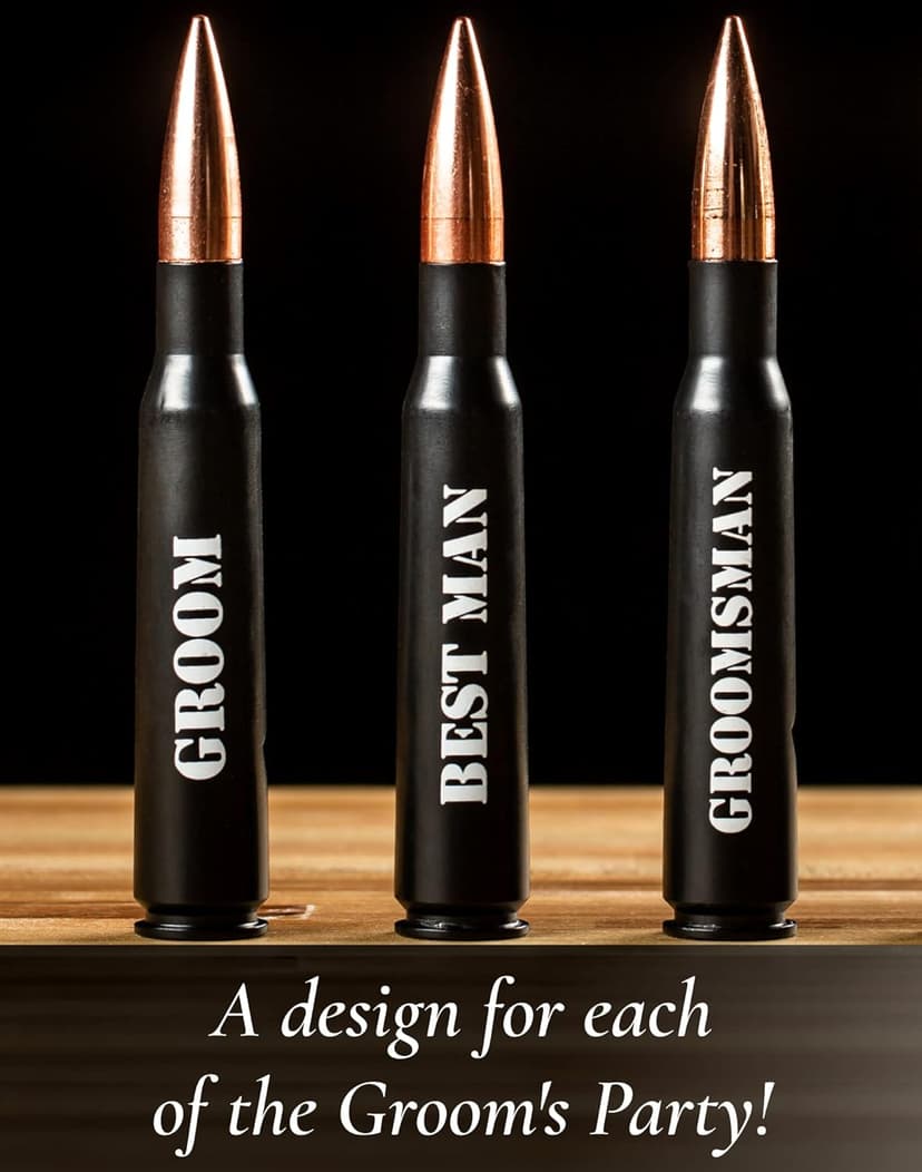 Best Man Gifts for Wedding - Engraved ‘BEST MAN' 50 Cal Bottle Opener I Best Man Proposal Gift I Will You Be my Best Man Gifts