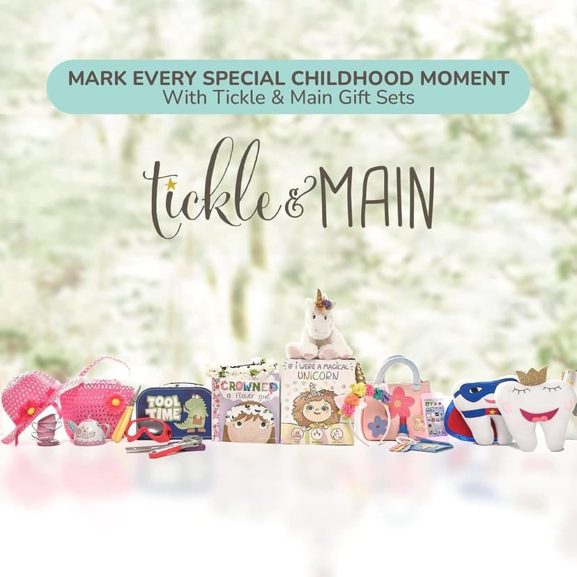 Tickle & Main Everybunny Prays Bunny Plush & Musical Prayer Toy for Christening Gifts for Girls - Pink, 7 in - Baby Dedication & Baptism Gifts for Girls with Illustrated Board Book