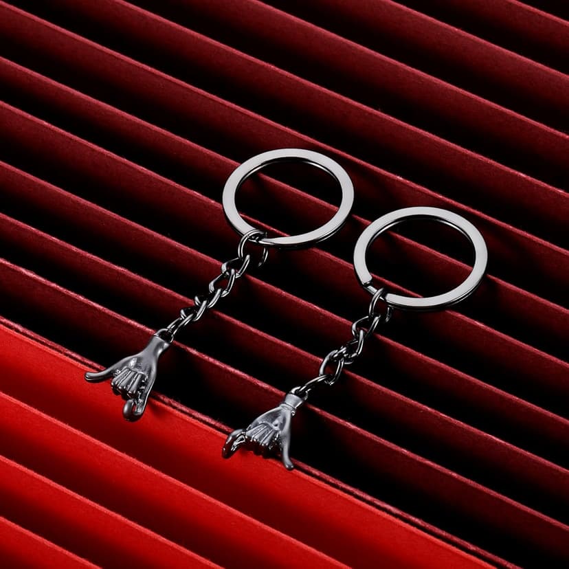 VANLOVEMAC Pinky Promise Gifts Matching Couple Gifts for Boyfriend Girlfriend Boo Basket Stuffers Gift for Women Men Him Her