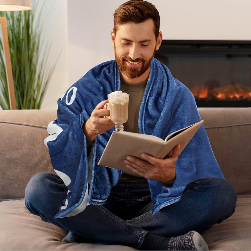 Throw Blanket, Funny Blanket for Dad from Daughter Son, Best Dad Ever Gifts for Papa Birthday Gifts Thanksgiving 50"X60"