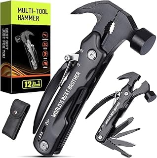 Gifts for Brother on Christmas - Brother Gifts, Brothers Gift from Sister - Fathers Day Birthday Gift for Brothers - Christmas Brother’s Presents, Multitool Hammer