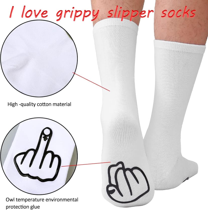 Show off Funny Colorful Novelty Socks ，Gag Christmas Gifts for Men and Women New Year