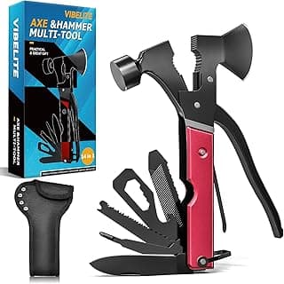 Gifts for Men, 15 in 1 Multitool Axe for Camping Hunting Hiking, Gifts for Dad, Men, Husband, Him, Father, Birthday Gadgets Idea for Him Husband Boyfriend