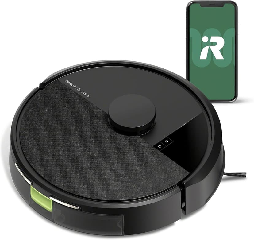 iRobot Roomba 105 Vac Robot Vacuum - Easy to use, Intense Power-Lifting Suction, LiDAR Navigation, Multi-Surface Cleaning, Cleans in Neat Rows, Self-Charging