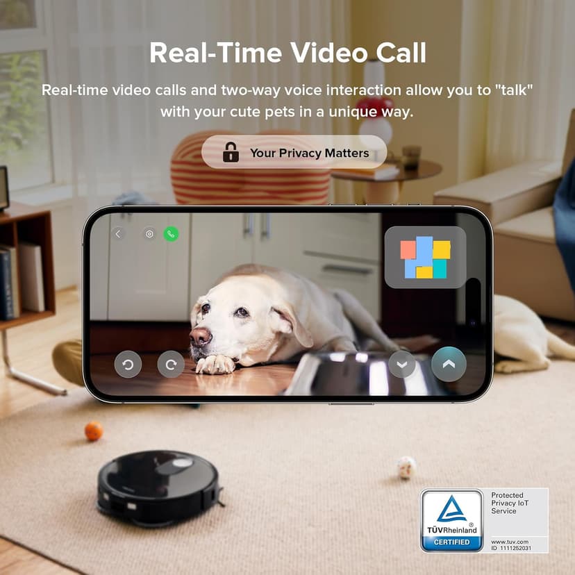 roborock Qrevo Slim Robot Vacuum and Mop Combo, 8.2cm Ultra-Slim, 3D Sensing Tech, Advanced Obstacle Recognition, 11,000Pa Suction, FlexiArm Side Brush & Mop, Auto Mop Washing & Drying, Self-Emptying