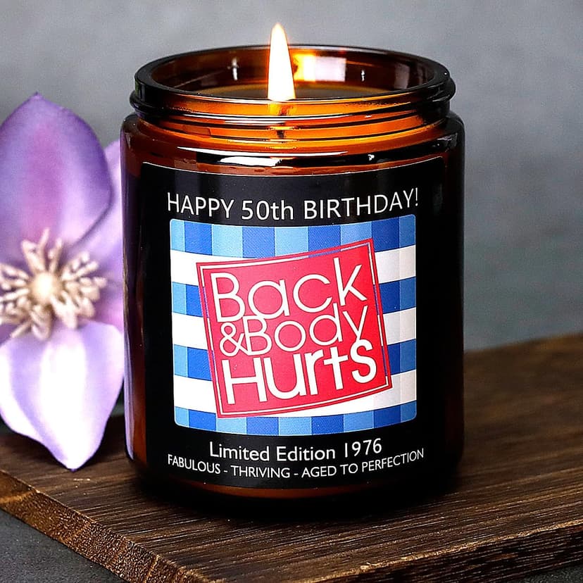 50th Birthday Gifts for Her and Him, 50th Birthday Decorations for Women Men, Funny Birthday Gifts for Women Mom Dad Husband Wife Friends Sister, Cool Best Gift Ideas for 50 Year Old Woman