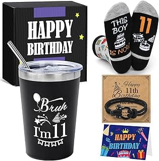11 Year Old Boy Birthday Gift Ideas, Unique Funny Gift Set for 11th Teenage Boys, Eleven Year Old Gifts ideas for Boys Son Grandson Nephew Friend