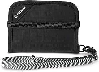 Pacsafe Rfidsafe V50 Anti-theft Blocking Compact Travel Wallet, Black