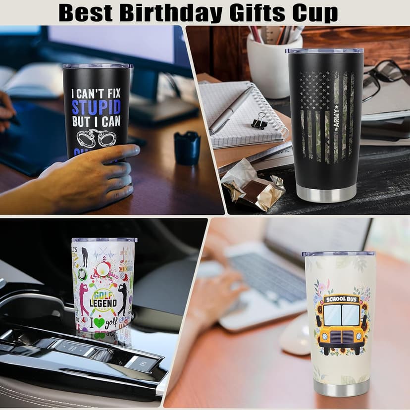 Gifts for Boyfriend Birthday - Cool Valentines Anniversary Day Gifts for Him Boyfriend from Girlfriend - Gift To My Boyfriend's Christmas 20oz Insulated Tumbler