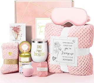 Happy Birthday Gifts for Women Mom Her Friend Sister Wife Grandma, Self Care Gifts Get Well Gifts Unique Relaxing Spa Gift Basket Set, Christmas Gifts for Women Mom Wife Grandma Friends Sister