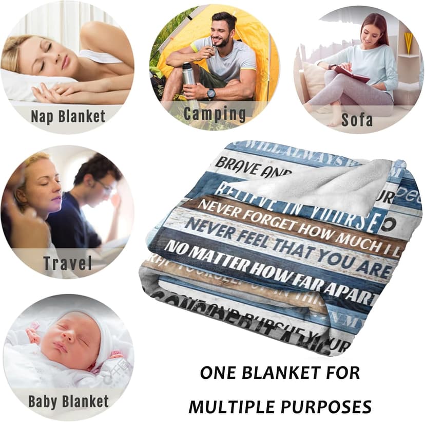 Soft Throw Blanket Sister Gift - Perfect for Sister, Mother's Day, Christmas & Valentine's Day (50x60)