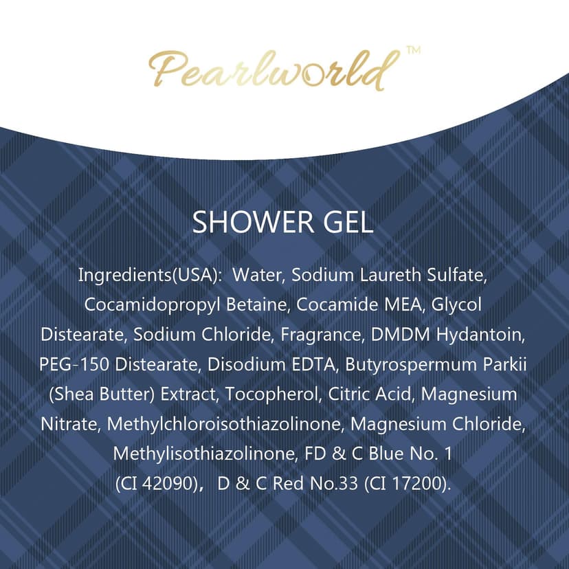 PEARLWORLD Bath Set with Ocean Scented Spa Gifts for Men, Christmas Birthday Self Skin Care Set for Men, Spa Gift Baskets for Him, 12Pcs Men's Spa Kit Gifts for Bath Spa