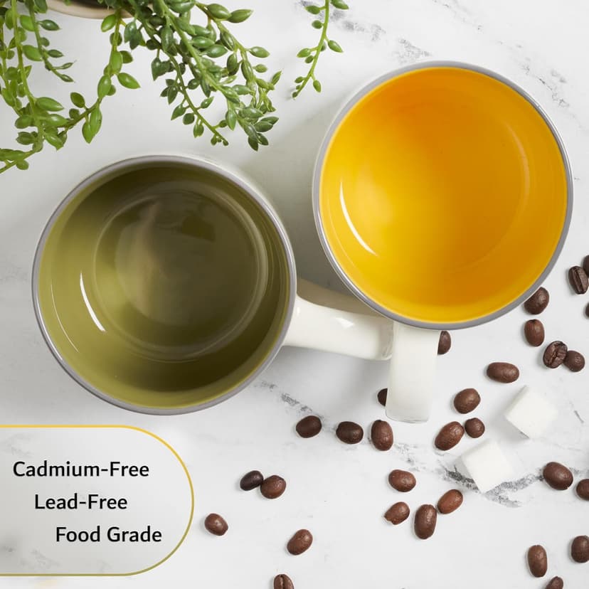 Christian Art Gifts Sage Green Floral Ceramic Coffee Mug – 15 oz. Microwave and Dishwasher-safe Inspirational Scripture Coffee and Tea Mug for Friends with Bible Verse: Sweet Friendship –Proverbs 27:9