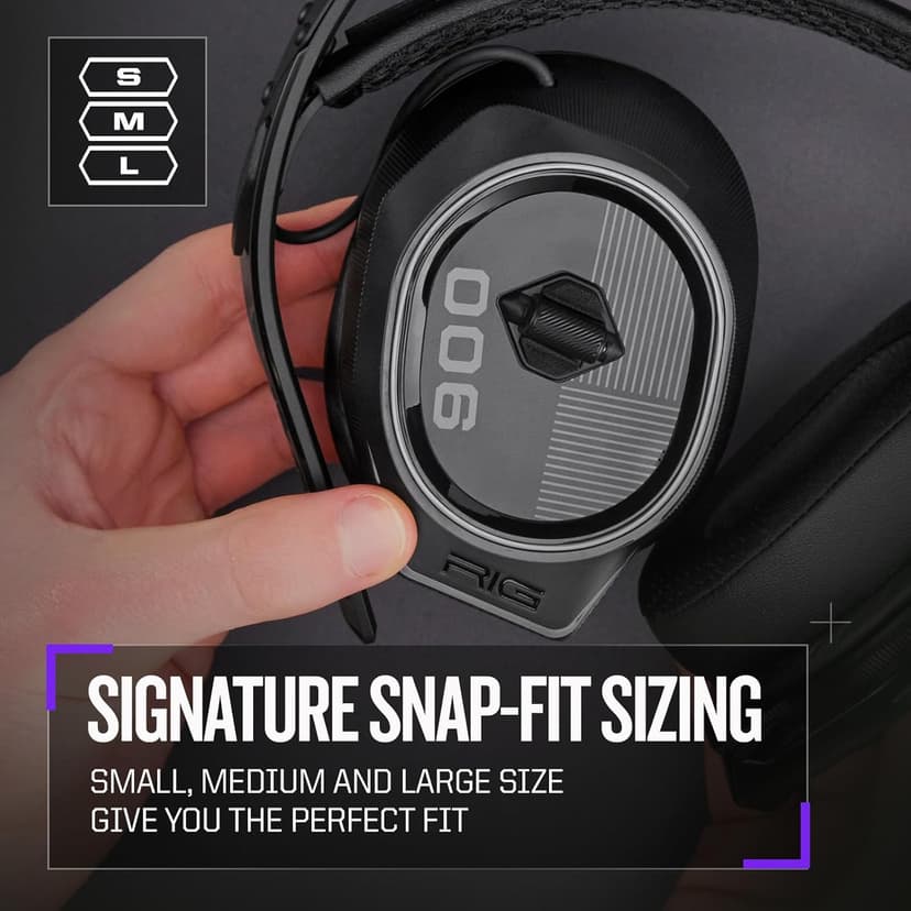 RIG 900 MAX HX Universal Dual Wireless Gaming Headset 2.4GHz/Bluetooth for Xbox, PlayStation, Nintendo Switch, PC, Android, iPhone - Charging Base - 60 Hours Battery - Dolby Atmos 3D Audio