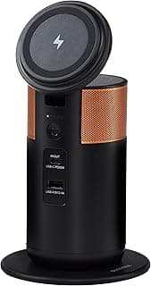 Duracell M100 Portable Charging Hub – 92W Charger for Laptops & Tablets, Wireless Charging for Cell Phones & Earbuds – Light & Compact Power Bank Station w/ USB-C & USB-A Ports, Charging Dock