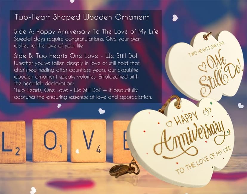 (1-99th) Wedding Anniversary Picture Frame, Anniversary Wedding Gift for Couple, Newlyweds. Engagement Gift for Her or Him. Then & Now Double Picture Frame (4”x6”)