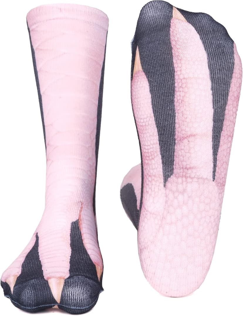 Animal Paws Socks - Novelty 3D Cat Dog Chicken Feet Socks White Elephant Gifts Gag Gift Thanksgiving Christmas Gifts