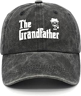 Gifts for Grandfather, Grandpa Hat, Grandfather Father Day Christmas Birthday Gift Ideas, Adjustable Baseball Cap