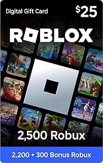 Roblox Digital Gift Card - 2,500 Robux [Includes Exclusive Virtual Item] [Digital Code]