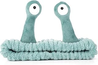 Molain Face Wash Headband, Palm and Snail Spa Hair Bands Makeup Headbands Women Cartoon Cute Coral Fleece Elastic Headband Creative Hair Accessories for Washing Face Shower Beauty Skincare