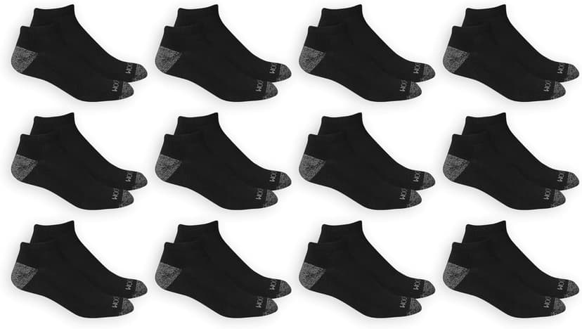 Fruit of the Loom Men's Dual Defense Low Cut Socks (12 Pack)