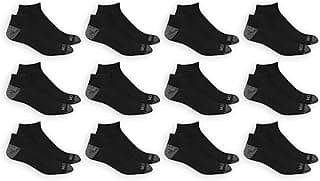 Fruit of the Loom Men's Dual Defense Low Cut Socks (12 Pack)