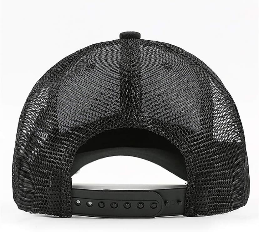 Ozrhuve Men's Hat Gifts for Dad Husband Grandpa Father's Day Christmas Birthday Gift Trucker Hat Leather Pattern Baseball Cap