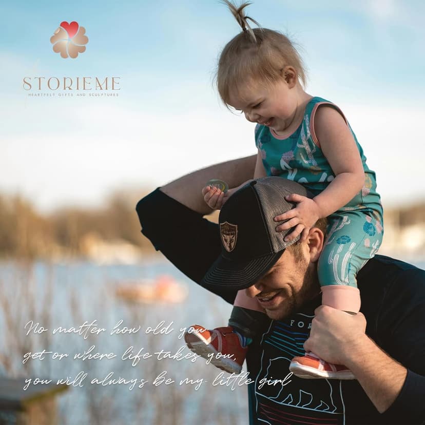 Dad Gifts from Daughter: Best Fathers Day Birthday Ideas for Dads Father of The Bride Gifts for Wedding Girl Dad Figurines Statue