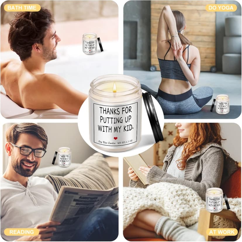 Teacher Appreciation Gifts Thank You Teacher Gifts for Women & Men Candles Present for Retired Teachers Idea for Graduation Back to School