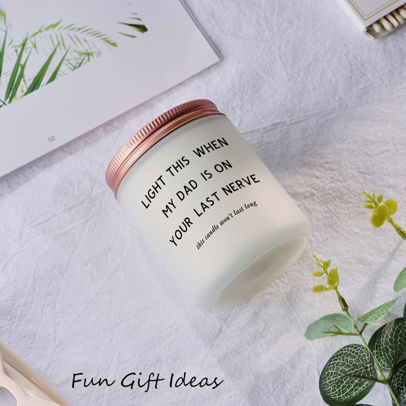 Gifts for Mom, Funny Mom Birthday Mother's Day Christmas Gifts from Daughters and Son, Unique Women Candles Gift for Stepmom
