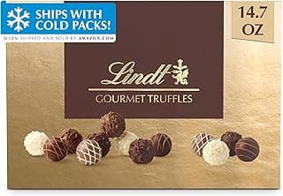 Lindt Gourmet Chocolate Truffles Gift Box, Assorted Chocolate Candy for Mother's Day Gifts, 26 Count, 14.7 oz. Box