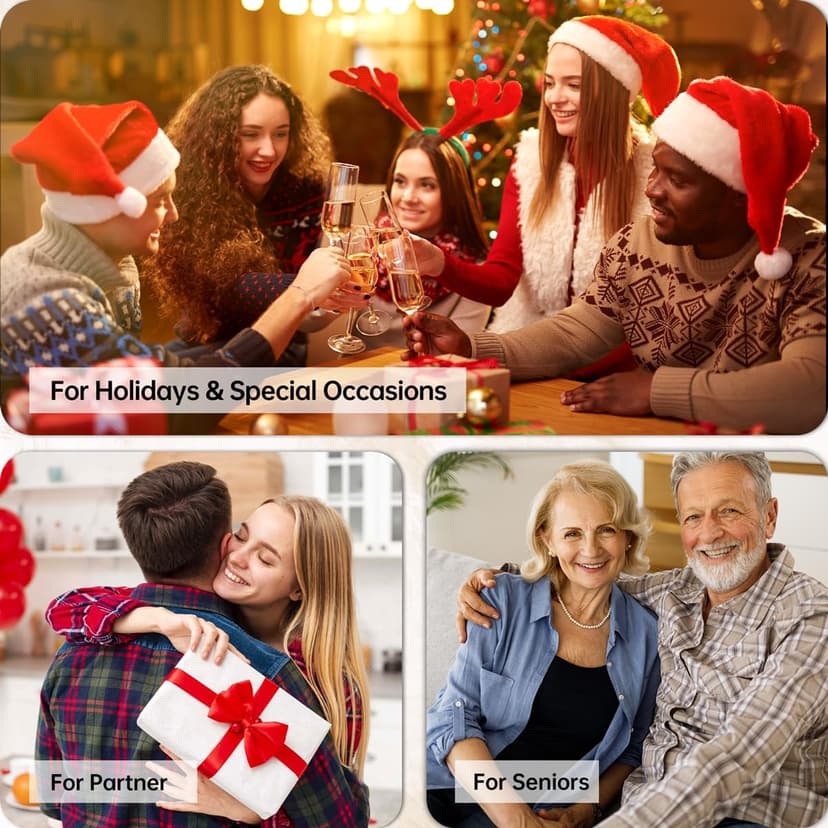 Hand Massager with Heat and Compression for Arthritis and Carpal Tunnel Relief, Finger Wrist Hand Therapy Equipment Pain Relief,Thoughtful Gifts for Women,Man(Gray)