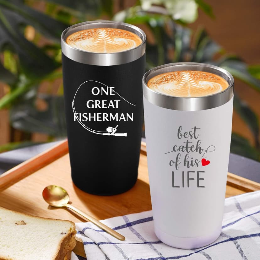 Wedding Anniversary for Couple Friend Lovers Cups Stainless Steel Wine Tumbler Travel Mug with Straw and Lid,2 Pack (4.blackwhite)