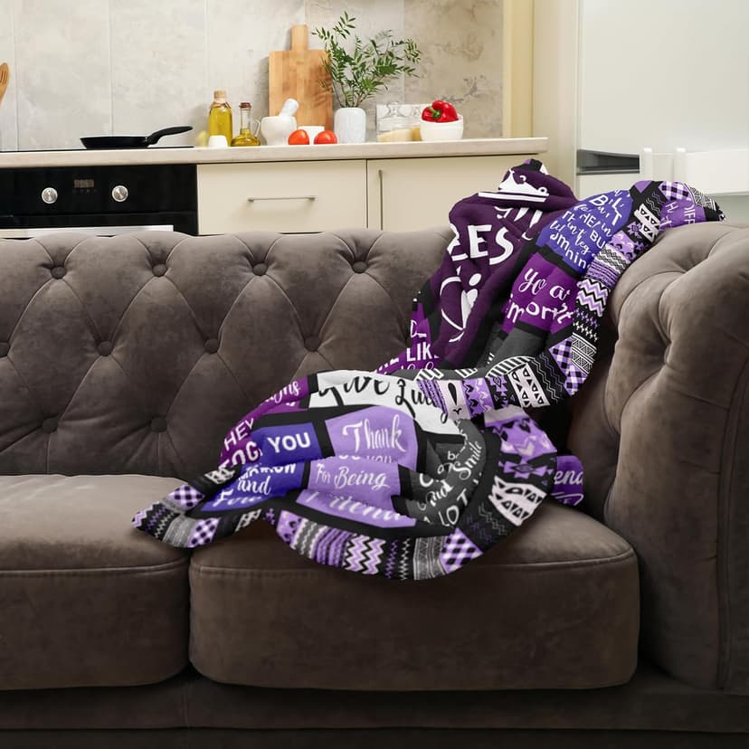 Best Friend Birthday Gifts for Women, Best Friend Blanket 60"x50", Gifts for Best Friend Woman, Bestie Gifts for Women, Friendship Gifts for Women Friends, Christmas Throw Blankets Gifts for Friends